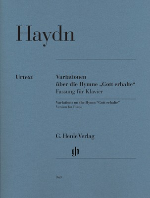 Variations On Gott Erhalte Urtext - Joseph Haydn - Piano G. Henle Verlag Piano Solo