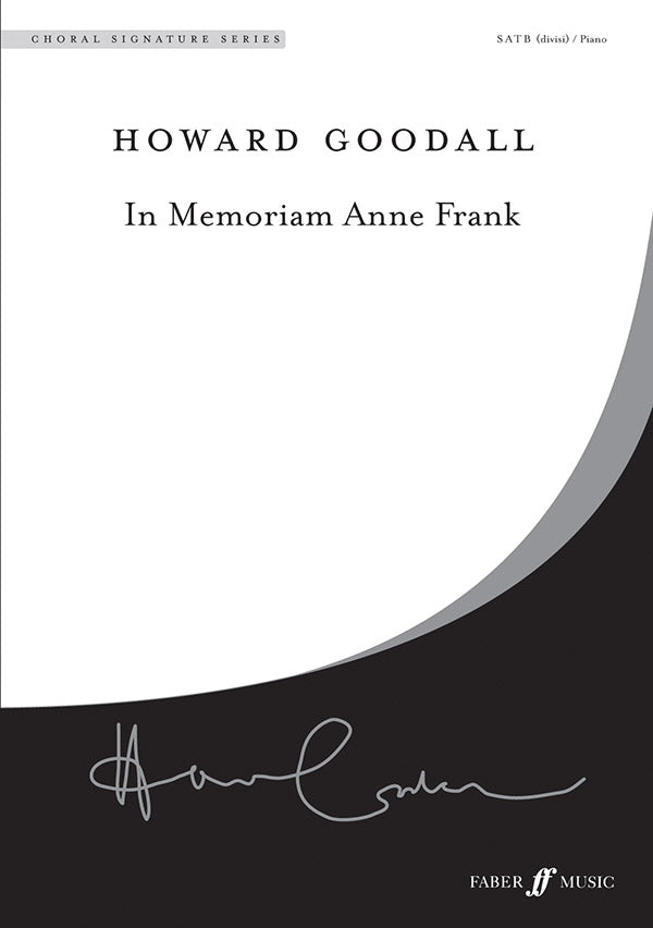 IN MEMORIAM ANNE FRANK SATB/PNO
