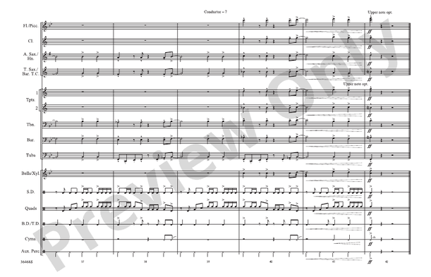 The Power of Love – Marching Band Conductor Score & Parts (Digital Download)