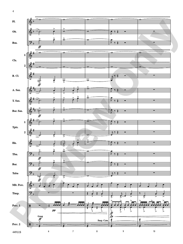 They Walked in the Valley of Fire - Concert Band Conductor Score & Parts (Digital Download)