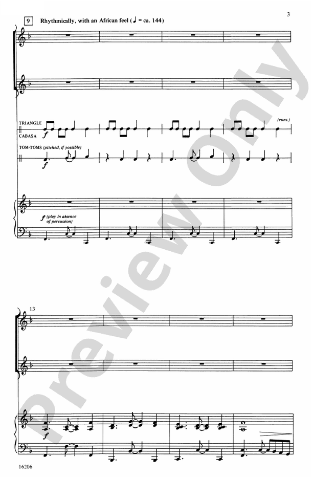 Dansi Na Kuimba (Dance and Sing-Swahili) – 2-Part Choral Octavo (Digital Download)