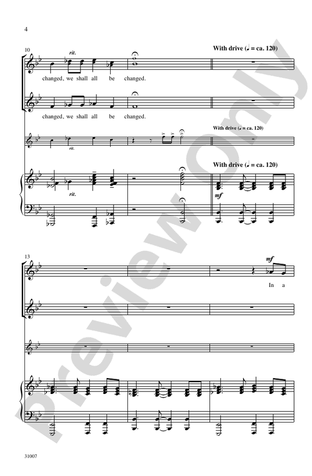 For the Trumpet Shall Sound – 2-Part / SSA Choral Octavo (Digital Download)