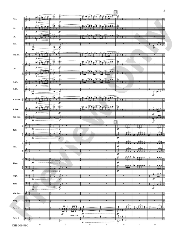 Psalm 46 - Concert Band Conductor Score & Parts (Digital Download)