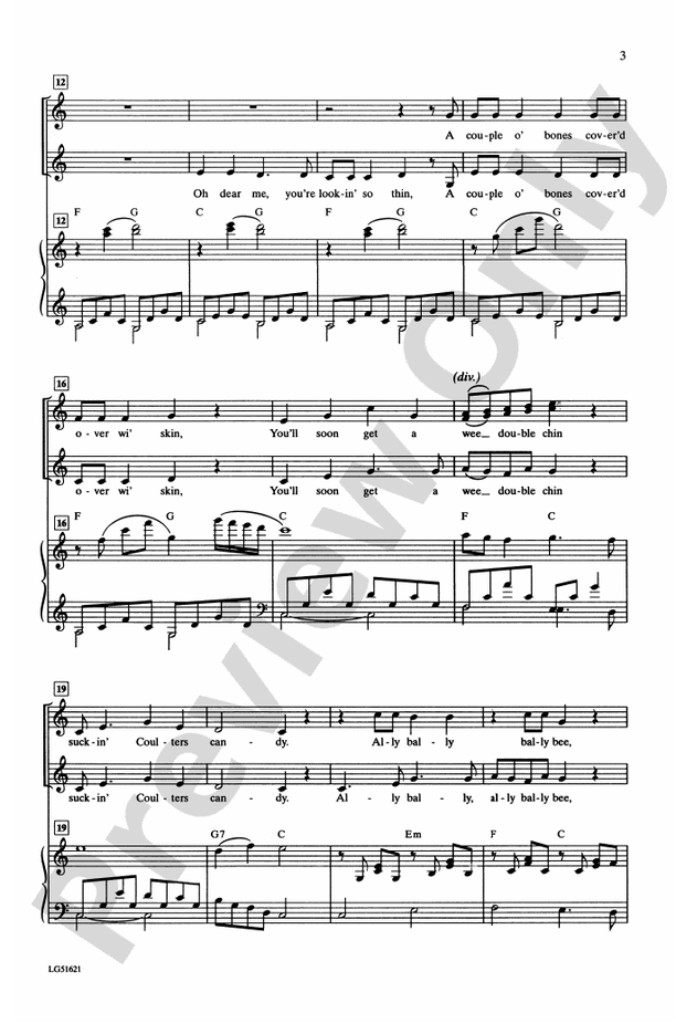 Coulters Candy – 2-Part Choral Octavo (Digital Download)