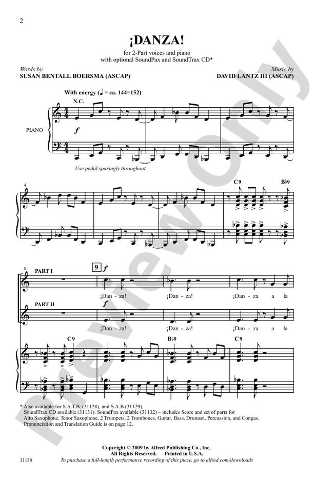 ¡Danza! - 2-Part Choral Octavo (Digital Download)