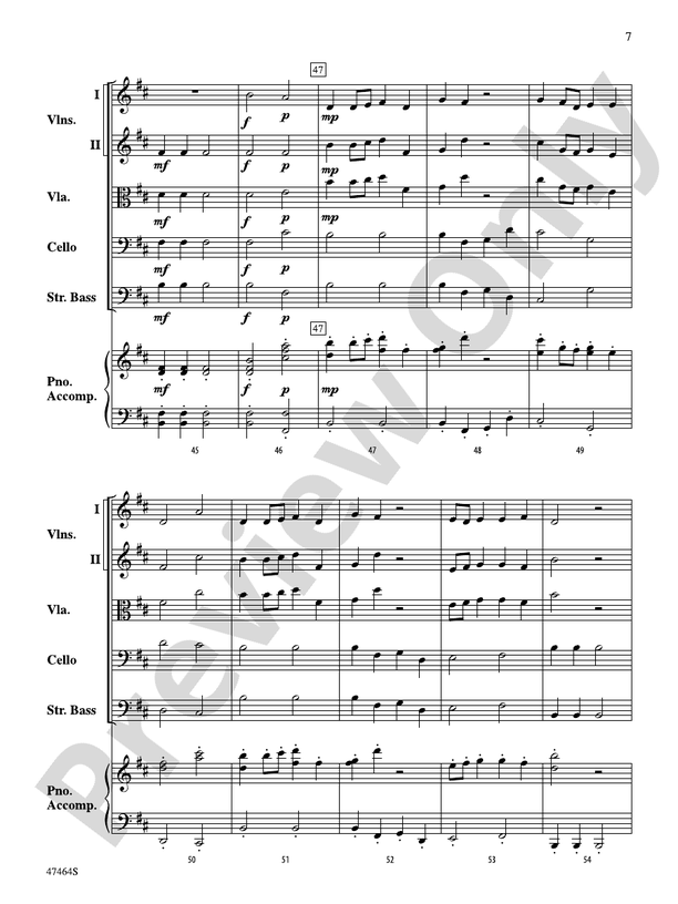 A Russian Winter - String Orchestra Conductor Score & Parts (Digital Download)