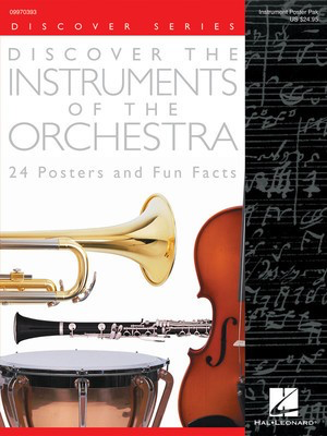 Discover the Instruments of the Orchestra (24 Posters) - Poster Pack - Various Hal Leonard Poster