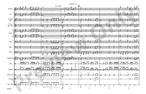 The Power of Love – Marching Band Conductor Score & Parts (Digital Download)
