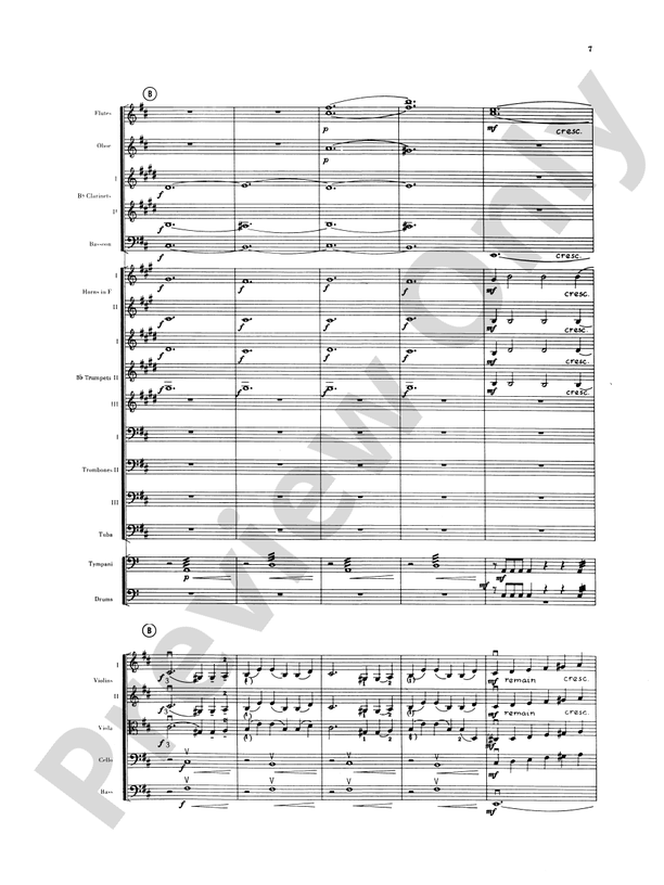 Sibelius's 2nd Symphony, 4th Movement – Full Orchestra Conductor Score & Parts (Digital Download)