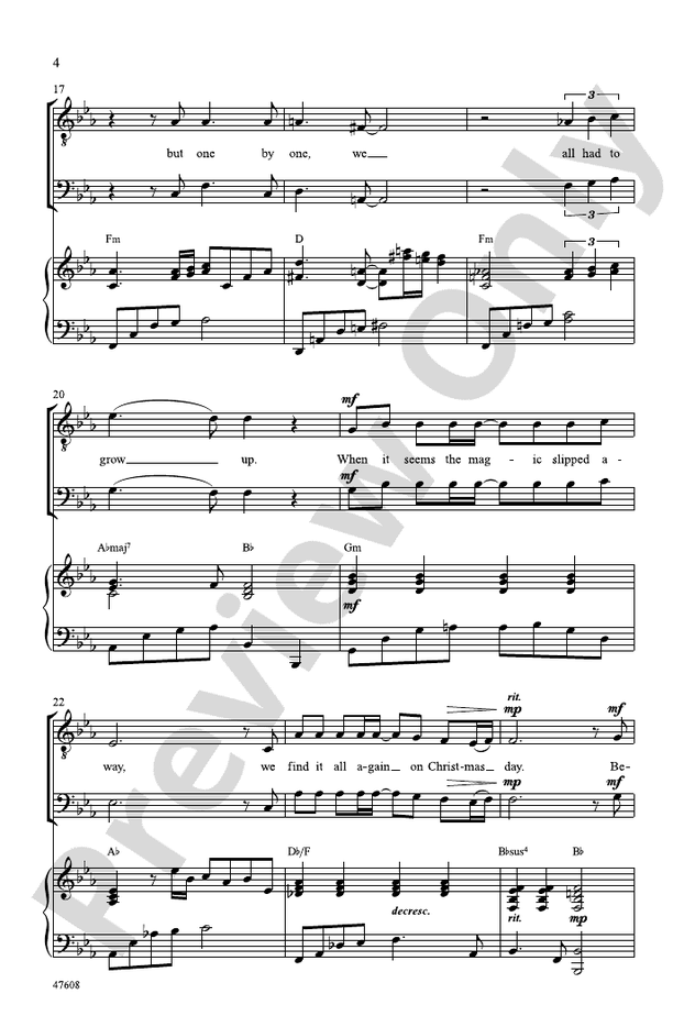 Believe – TTBB Choral Octavo (Digital Download)