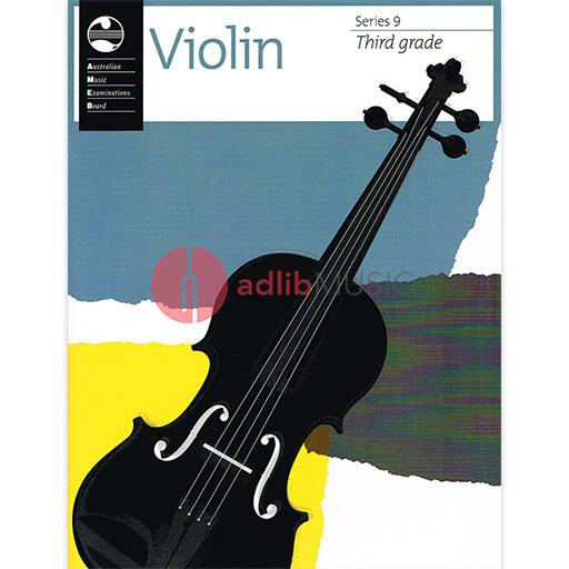 AMEB Violin Series 9 Grade 3 - Violin/Piano Accompaniment AMEB 1202728339