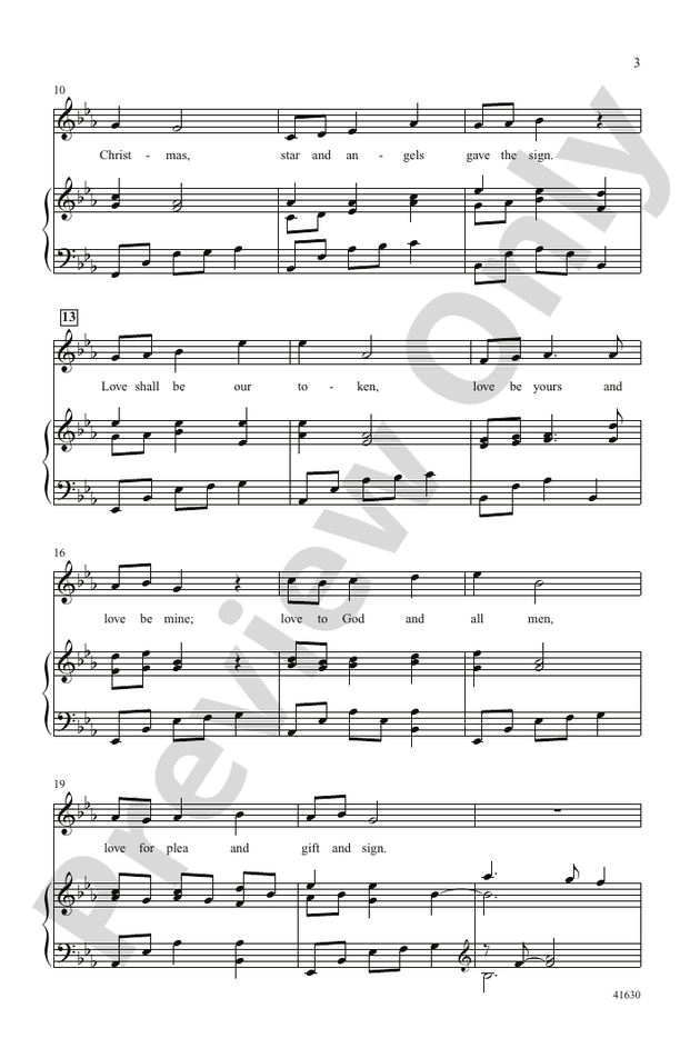 Love Came Down – 2-Part Choral Octavo (Digital Download)