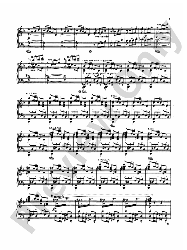 Beethoven - Symphonies (Nos. 6-9) (Arr. Franz Liszt) - Piano Solo (Digital Download)
