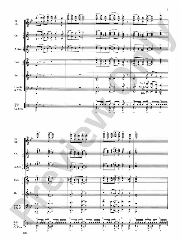 North Star Overture - Concert Band Conductor Score & Parts (Digital Download)