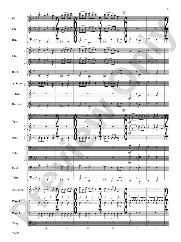 McKenzie River Quest - Concert Band Conductor Score & Parts (Digital Download)