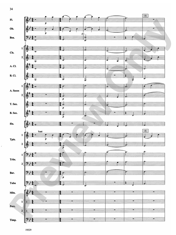 The Road Unknown - Concert Band Conductor Score & Parts (Digital Download)