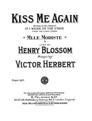 Kiss Me Again - G Major Vocal/Piano (Digital Download)
