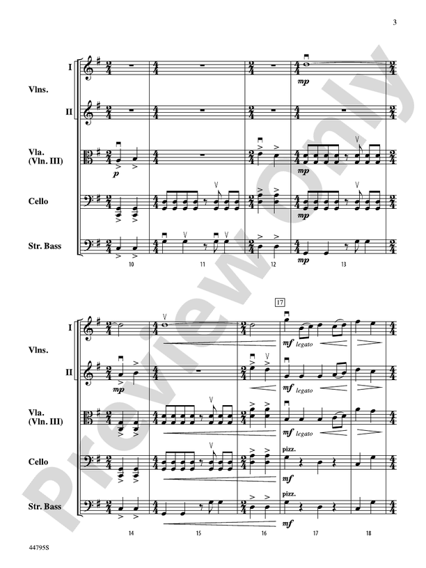 Legacy of Freedom - String Orchestra Conductor Score & Parts (Digital Download)