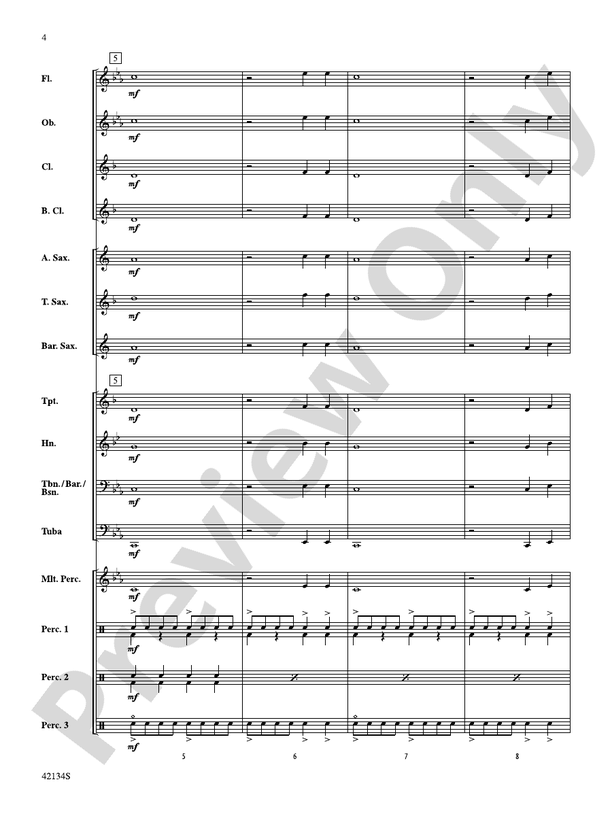 Warp Speed - Concert Band Conductor Score & Parts (Digital Download)
