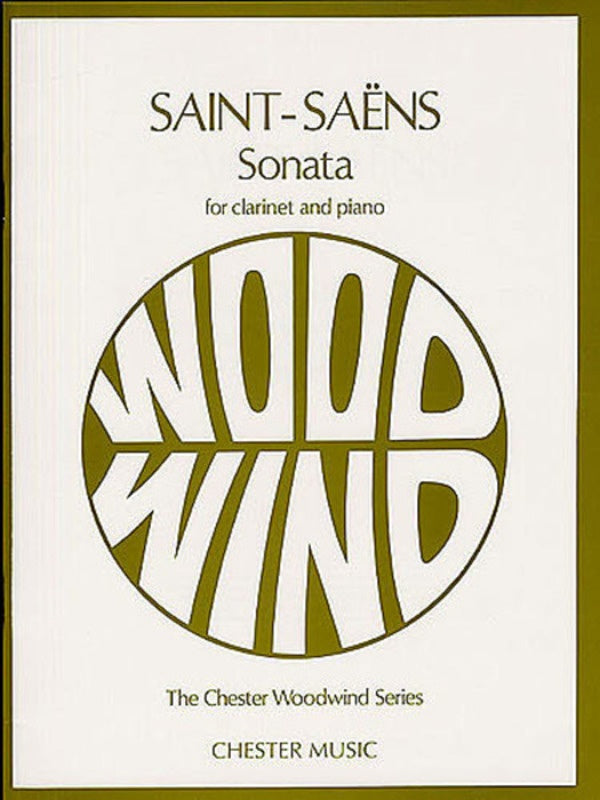 Saint-Saens - Sonata Op167 - Clarinet/Piano Accompaniment Chester CH55238