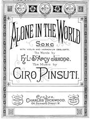 Alone In The World - F Major Vocal/Piano (Digital Download)