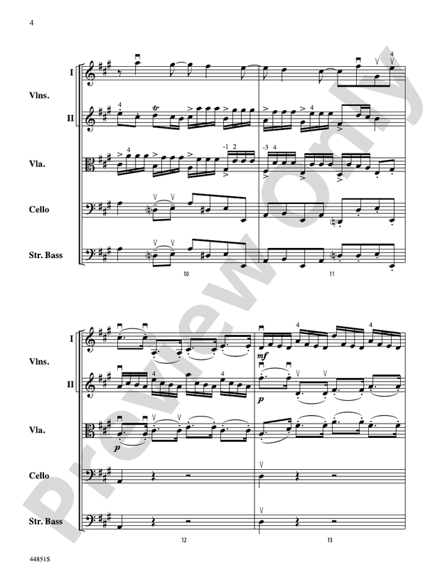 Allegro (Grade 3) - String Orchestra Conductor Score & Parts (Digital Download)