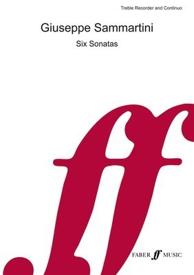 Sammartini 6 Sonatas for Treble Recorder/Continuo