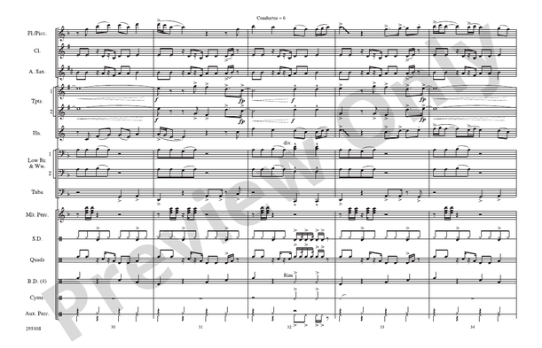 Get Down on It – Marching Band Conductor Score & Parts (Digital Download)