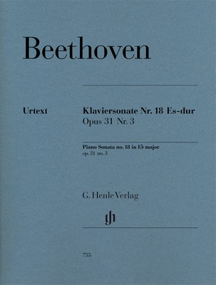 Beethoven - Piano Sonata #18 EbMaj Op31 #3 [Hunting] - Piano Solo Henle HN755
