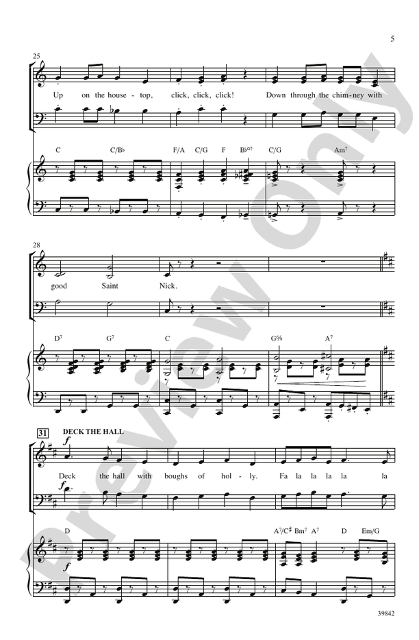 Jolly Jingle Christmas Medley – 3 Part Mixed Choral Octavo (Digital Download)
