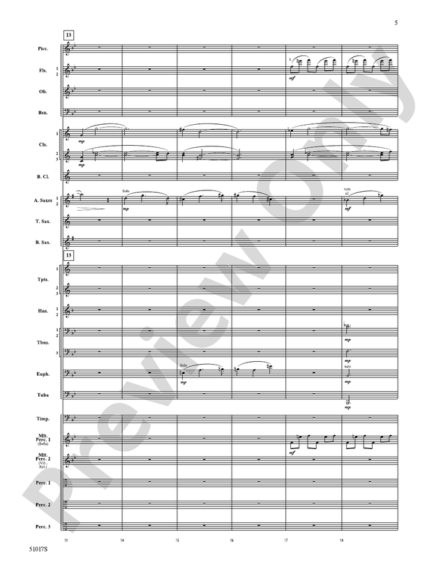 Lucid Dreams – Concert Band Conductor Score & Parts (Digital Download)