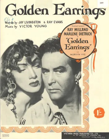Golden Earrings (from 'Golden Earrings') - PVG (Digital Download)