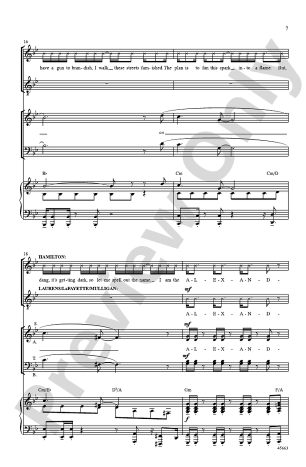 My Shot – SATB Choral Octavo (Digital Download)