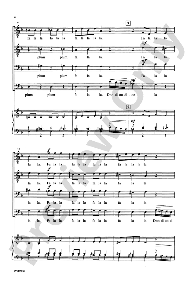 Dance of the Sugar-Plum Fairy (from The Nutcracker Suite) – TTBB, a cappella Choral Octavo (Digital Download)