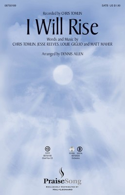 I Will Rise - Dennis Allen PraiseSong ChoirTrax CD CD