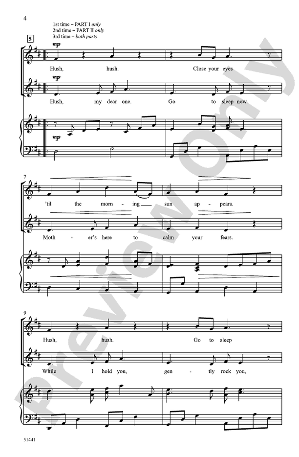 Peaceful Winter Night - 2 Part Treble Choral Octavo (Digital Download)