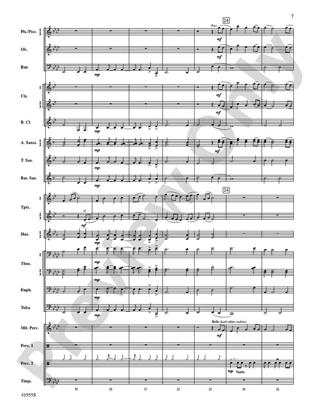 Overture to a New Horizon - Concert Band Conductor Score & Parts (Digital Download)
