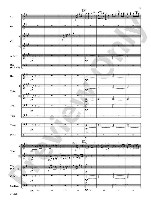Pastoral Symphony (First Movement) – Full Orchestra Conductor Score & Parts (Digital Download)