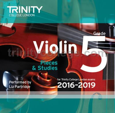 Violin Exam Pieces Grade 5, 2016-2019 - CD - Various - Violin Trinity College London CD