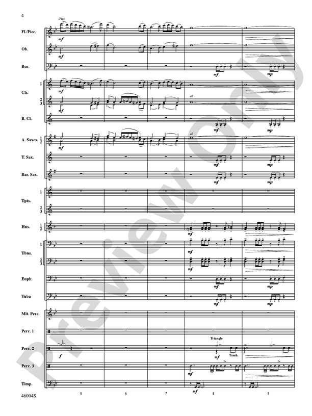 Standing Stones - Concert Band Conductor Score & Parts (Digital Download)