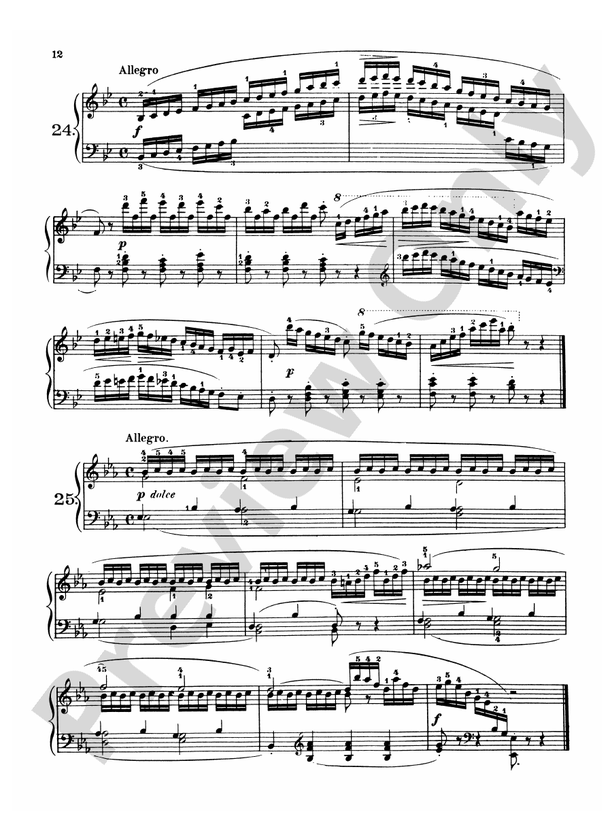Czerny - 160 Eight-Measure Exercises, 821 - Piano Solo (Digital Download)