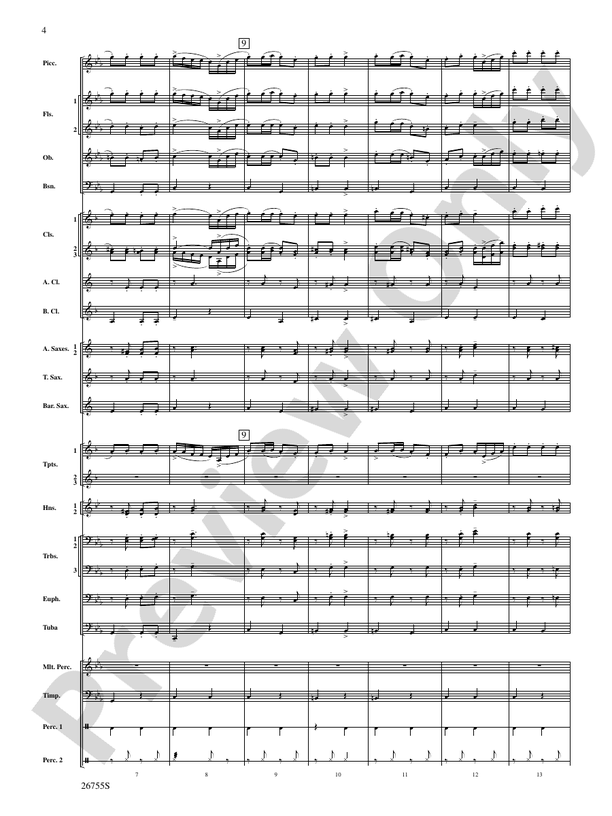 Italian Polka - Concert Band Conductor Score & Parts (Digital Download)