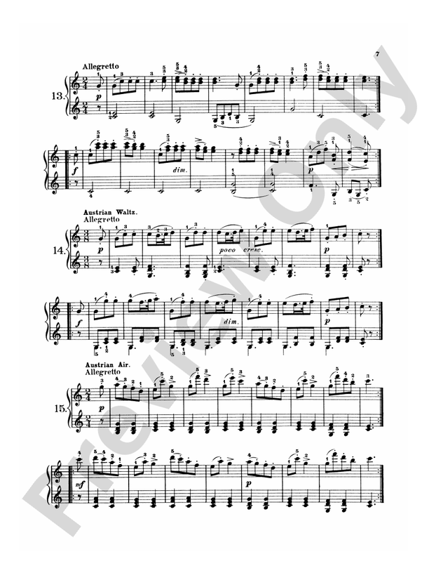 Bach - One-Hundred Recreations, First Instruction in Piano Playing - Piano Solo (Digital Download)