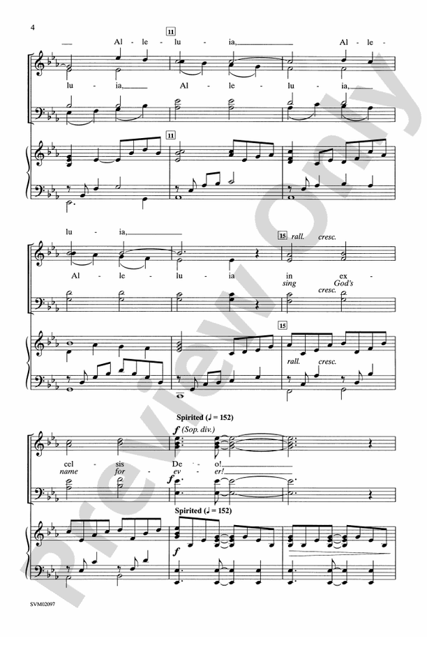 Alleluia - Carole Stephens - SATB Choral Octavo (Digital Download)