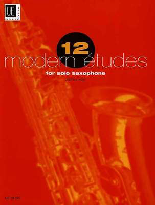 12 Modern Etudes for Solo Saxophone - James Rae - Saxophone Universal Edition