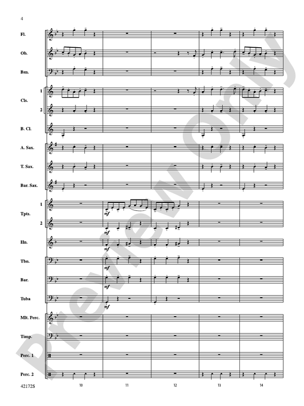 Spoon River - Concert Band Conductor Score & Parts (Digital Download)