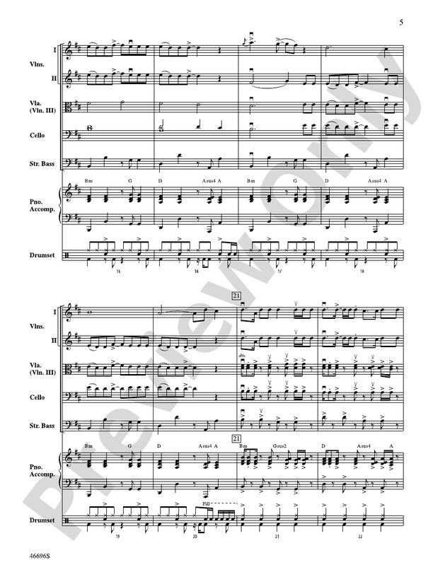 One Foot - String Orchestra Conductor Score & Parts (Digital Download)
