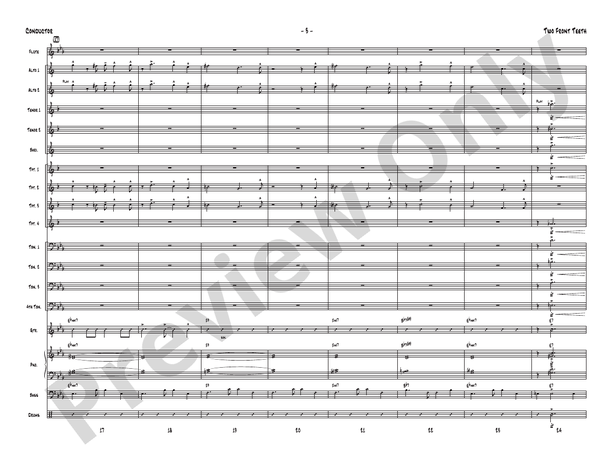 Two Front Teeth - Jazz Ensemble Conductor Score & Parts(Digital Download)