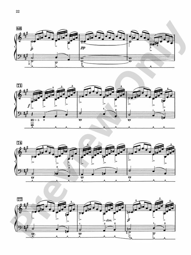 Rachmaninoff - Selected Works - Piano (Digital Download)