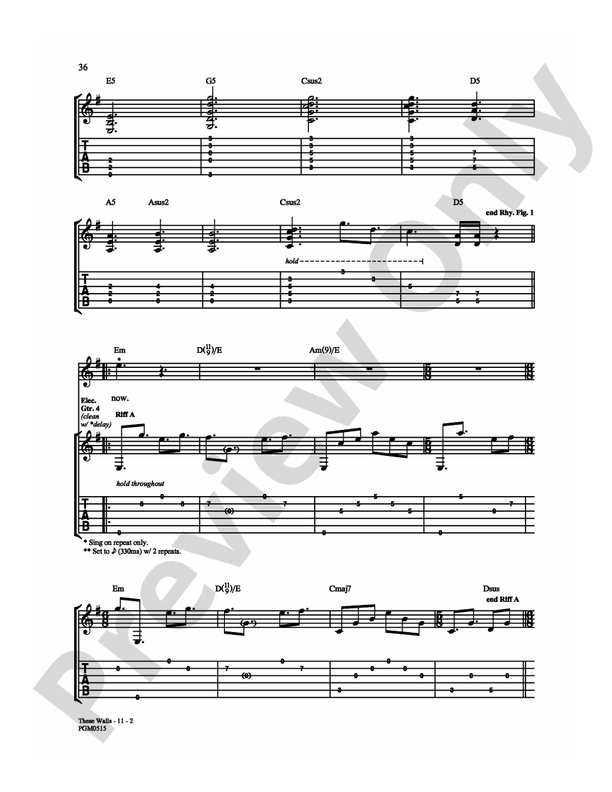 These Walls - Dream Theater - Guitar TAB (Digital Download)